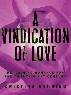 cover image of A Vindication of Love